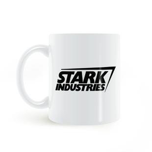 Stark Industries Iron Man史塔克钢铁侠标志马克杯陶瓷杯子白色