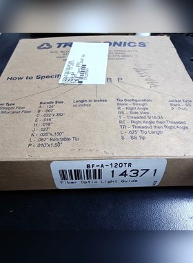 美国TRI-TRONICS光纤BF-A-120TR 议价