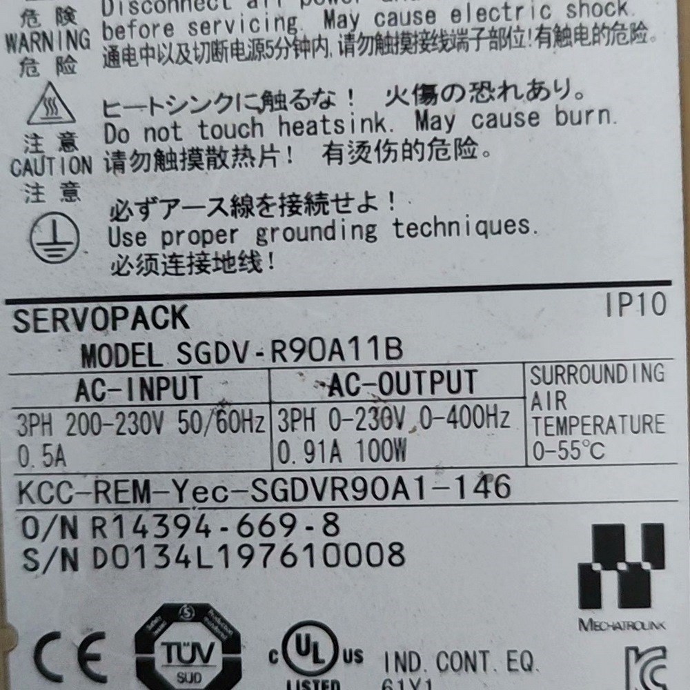 安川SGDV-R90A11B 议价