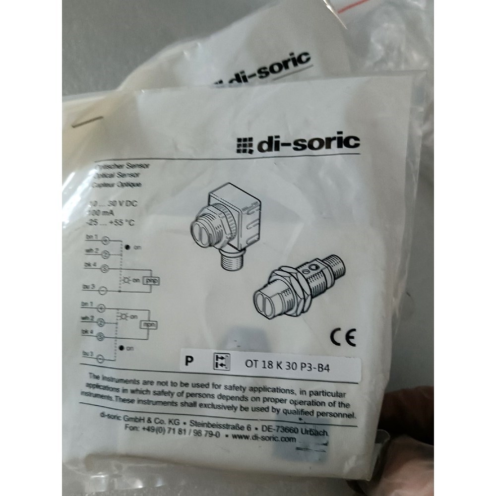 di-soric德硕瑞传感器OT 18 K 0 P-B4 议价