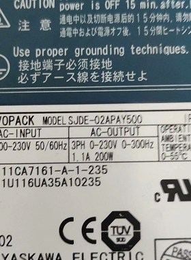 安川SJE-02APAY500 议价