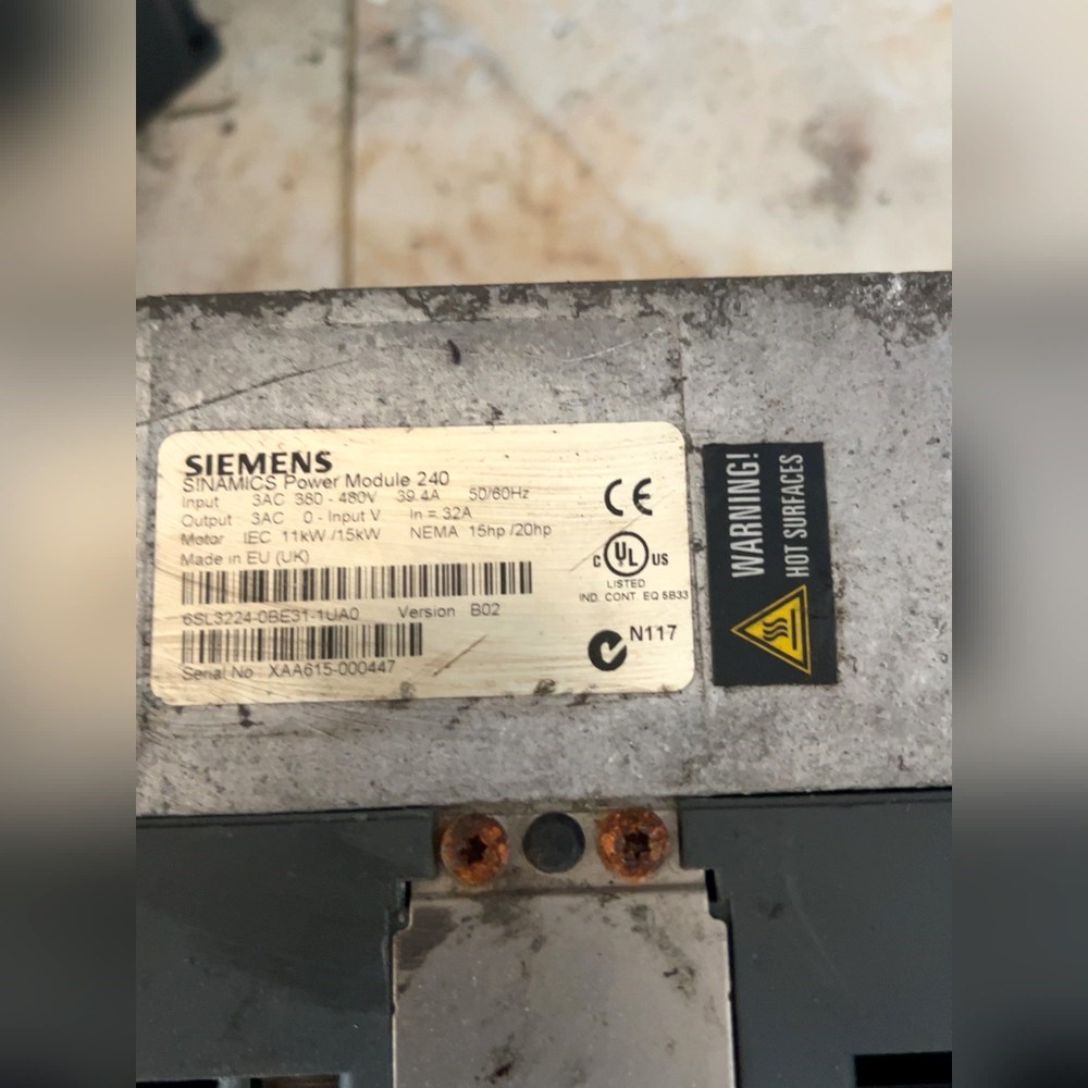 6SL3224一0BE31一1UAO变频器 11KW 议价