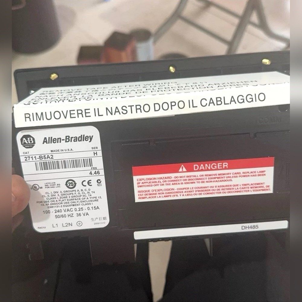 2711-B5A2 AB带按键触摸屏 未使用实物图 可以 议价