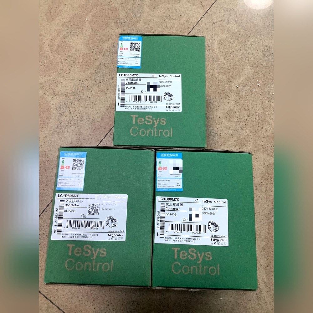 施耐德接触器LC1D80M7C 220V 原装 数量 议价