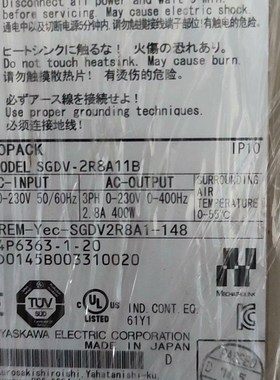 安川-SDGV-2R8A11B 议价