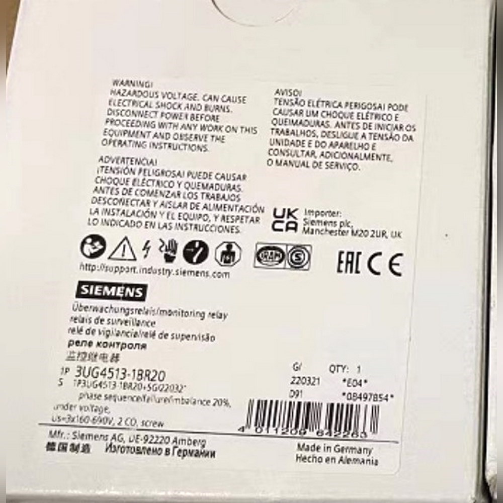 监视继电器 3UG4513-1BR20 现货 议价