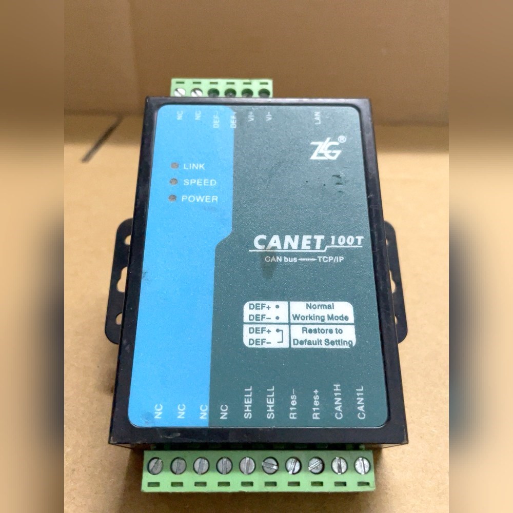 ZLG周立功CANET 100T V1.12实物拍摄成色 议价