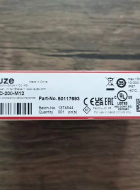 原装 劳易测 LS59D-200-M12 光电开关 议价