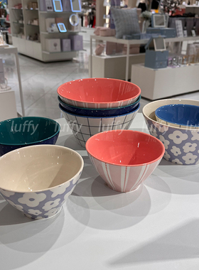 日本francfranc早餐碗沙拉碗汤碗陶瓷餐盘