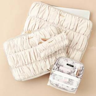 日本francfranc笔记本电脑包文具收纳包化妆笔包