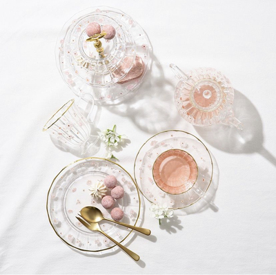 francfranc平盘玻璃大众圆形ins