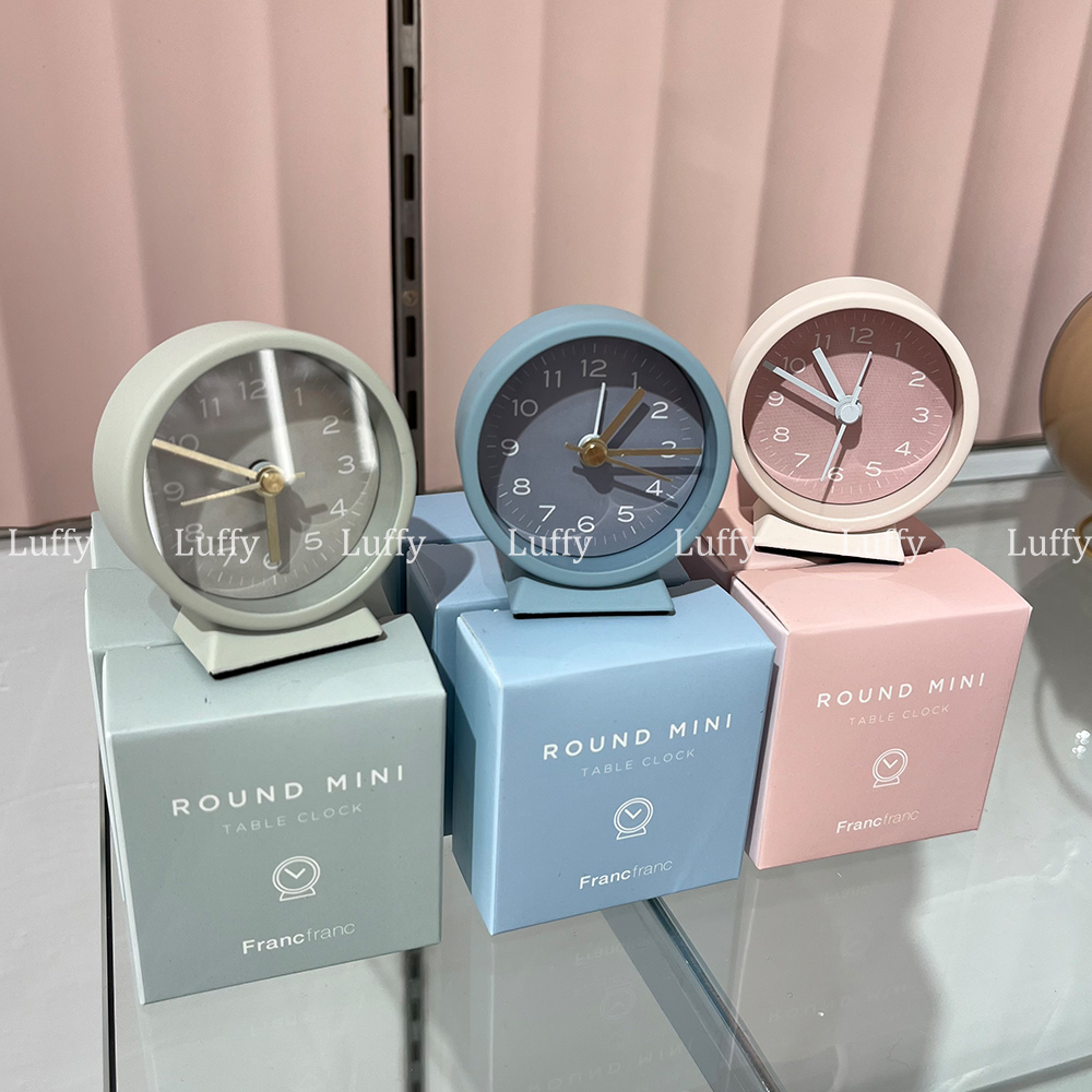 francfranc台钟闹钟可爱小巧