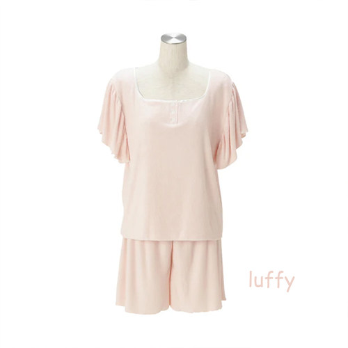 日本francfranc夏季新款柔软吸汗睡衣家居服