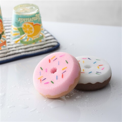 现货日本francfranc可爱海绵擦