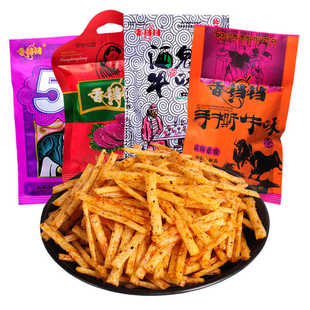 香铛铛儿时童年辣条5角钱麻辣混合休闲小零食手撕牛味酒鬼牛味