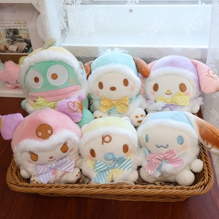 日单正品三丽鸥酷企鹅玉桂狗 帕恰狗美乐蒂 可爱毛绒公仔软糯玩偶