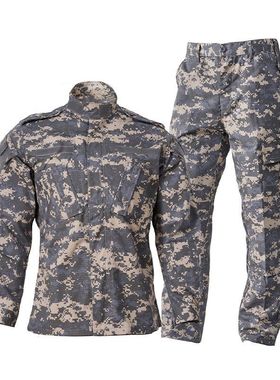 训练户外套服ACU作训服战术短袖军训服装军绿套装迷彩耐磨迷彩服