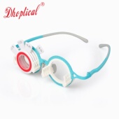 多色纯钛验光架试戴架可插4片插片360度散光轴位可调22g左右