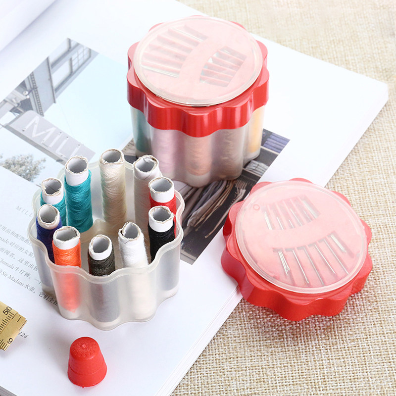 家用便携针线盒纸尺顶针套装十字绣裁缝纫工具迷你收纳套装针线包,居家布艺,线盒,淘宝优惠券,粉丝福利购,淘宝优惠卷