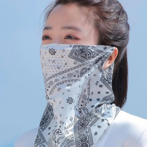 挂耳防晒面罩女全脸遮阳开车护颈骑行面巾机车男脖子防晒脸罩面纱