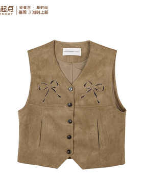 记忆的起点百搭时尚马甲2026春季新款通勤休闲无袖外套70AC41014