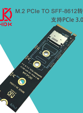 Ngff M.2 Mkey Nvme PCIe Oculink SFF-8611 SFF-8612转接卡492MU