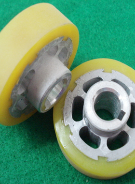美捷伦余特兄弟封口机原厂配件SF-150FRD-1000黄色橡胶轮印字压轮