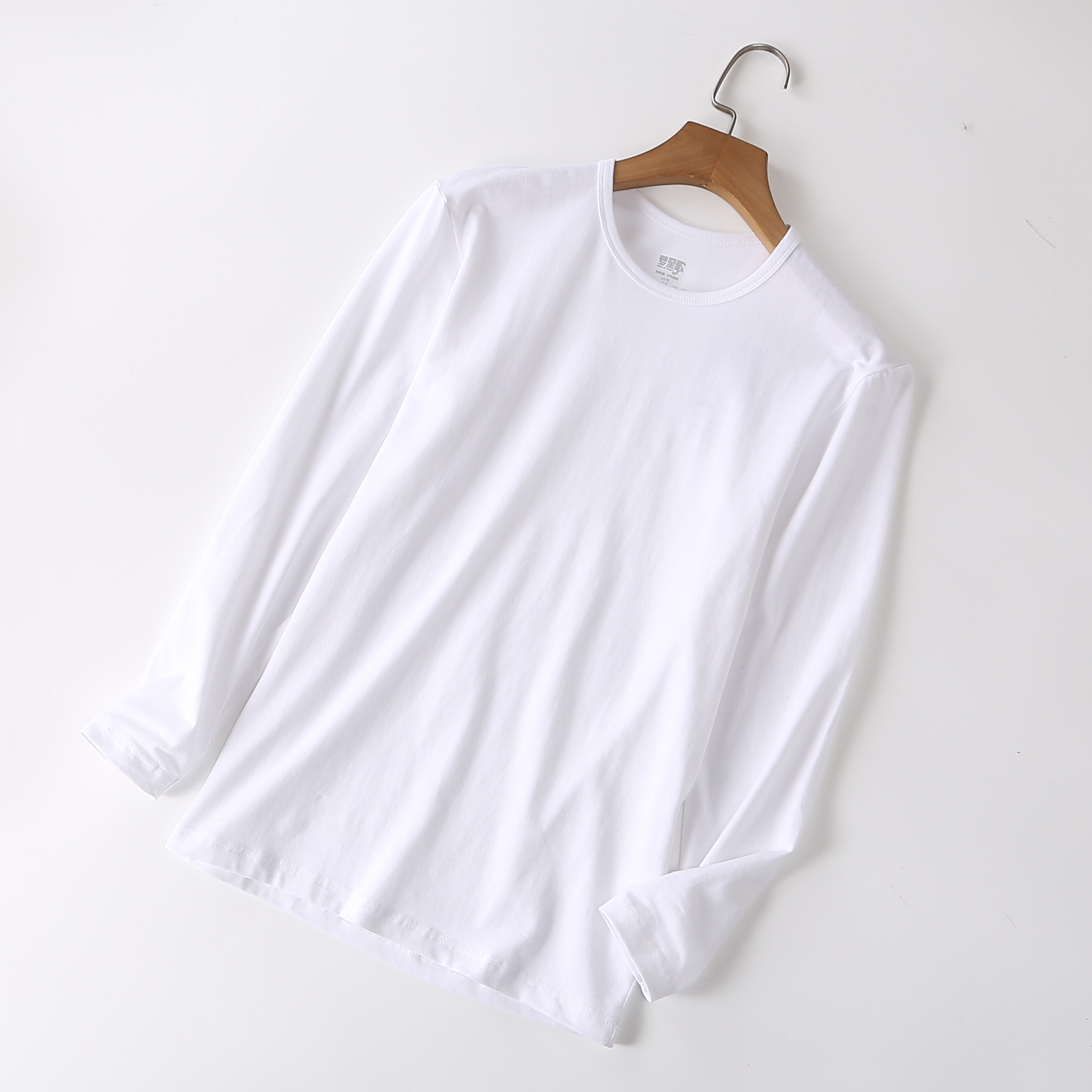 梦里歌莱卡棉单上衣男薄款打底衫