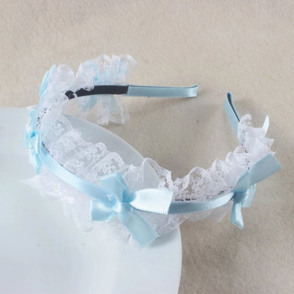 洛丽塔软妹蝴蝶结蕾丝发箍