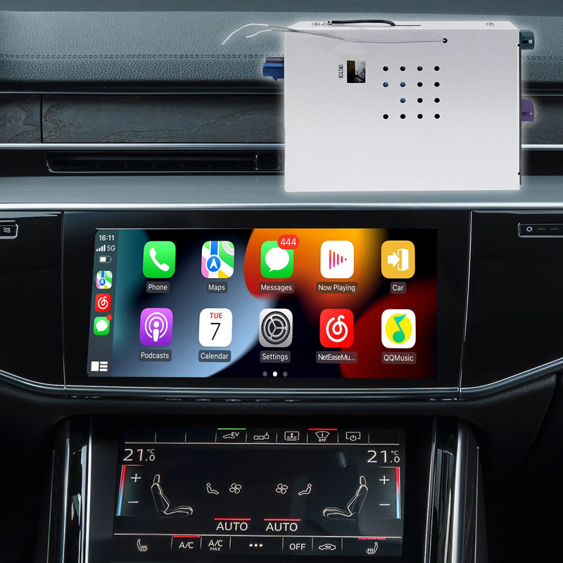 适用于2018-25款奥迪A6 A7 A8L Q8 S8 Q6 Q7原车屏升级安卓解码器