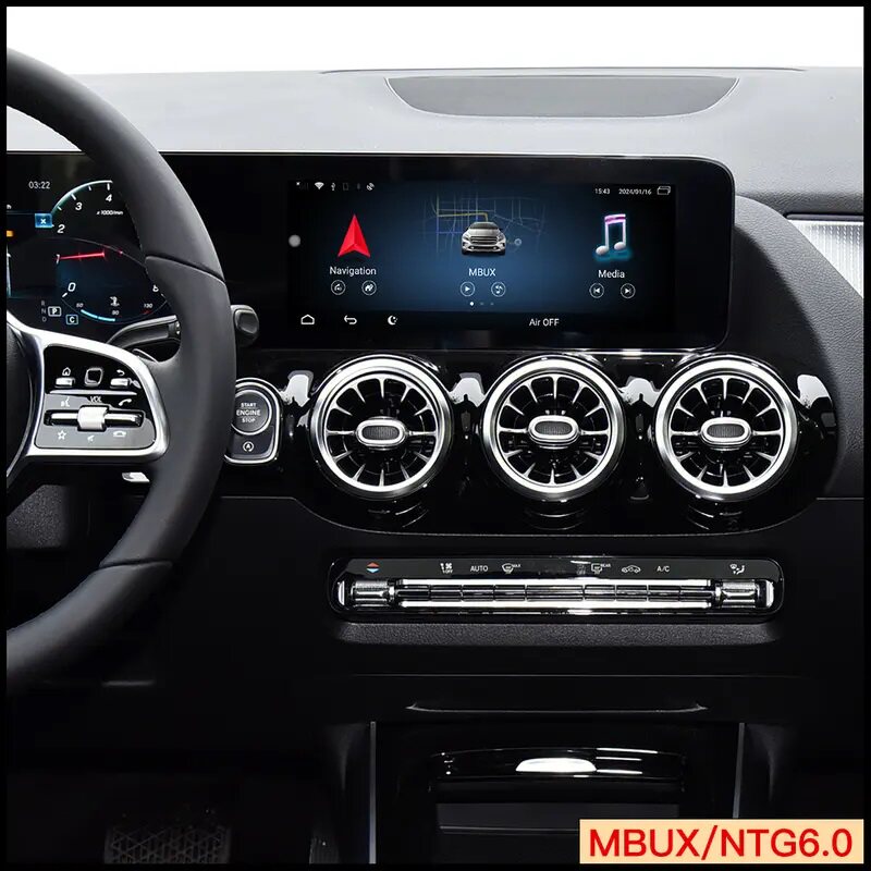 适用20-25款奔驰GLA200 GLA180 GLA220 H247中控屏升级安卓解码器