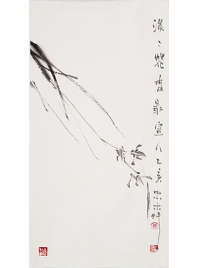 禅意手绘花鸟画中式客厅装饰画