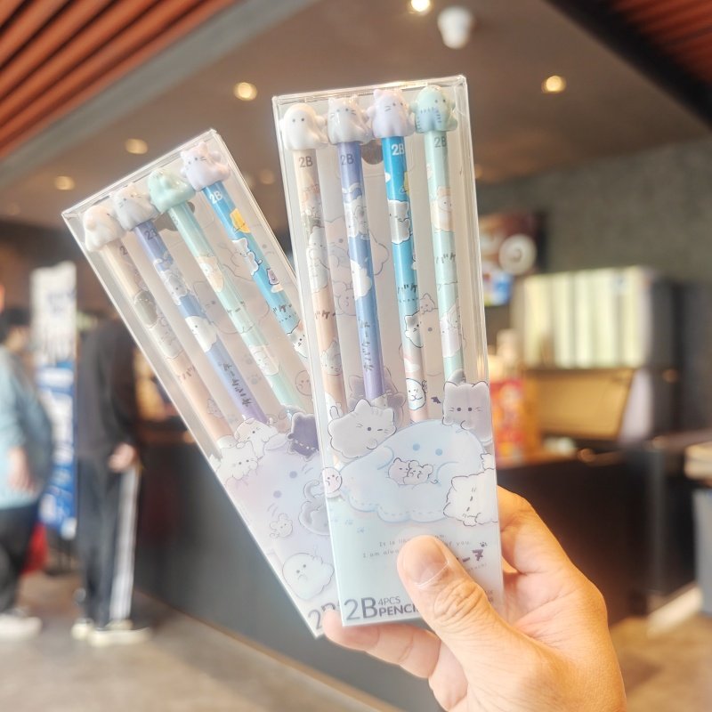 Y伊藤家CRUX正版授权幽幽家族公仔头造型儿童学生学习用2B铅笔,文具电教/文化用品/商务用品,铅笔/自动铅笔,淘宝优惠券,粉丝福利购,淘宝优惠卷