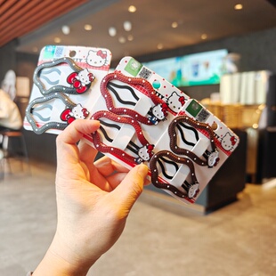 伊藤家正版授权三丽鸥Hello kitty BB夹学生用刘海夹凯蒂猫发夹