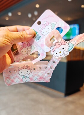 伊藤家卡通三丽鸥HelloKitty少女刘海夹凯蒂猫边夹学生发夹发饰