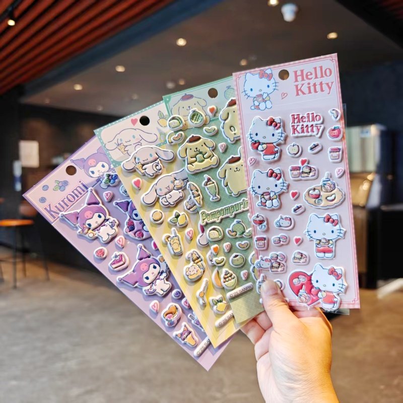 伊藤家正版授权三丽鸥大耳狗库洛米布丁狗立体泡泡贴画手账贴纸,文具电教/文化用品/商务用品,贴纸/立体贴纸,淘宝优惠券,粉丝福利购,淘宝优惠卷