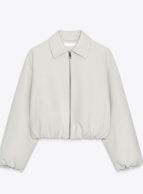 ZA家 新款 女装 83722/46 蓬蓬拉链飞行员夹克外套 8372246