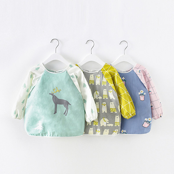 宝宝吃饭罩衣围兜秋冬季长袖婴儿防水反穿衣女男儿童画画围裙护衣,童装/婴儿装/亲子装,反穿衣/罩衣,淘宝优惠券,粉丝福利购,淘宝优惠卷