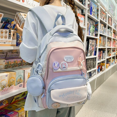 书包初中女生高颜值背包双肩包