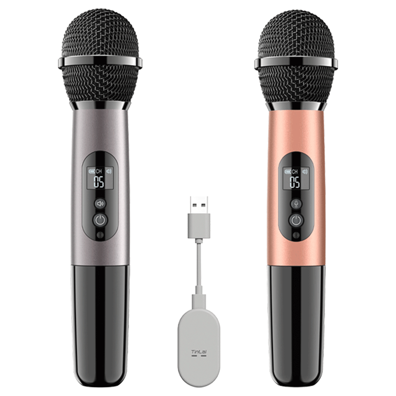 海信海尔TCL雷鸟卡萨帝小米电视k歌麦克风无线话筒充电式可接音响