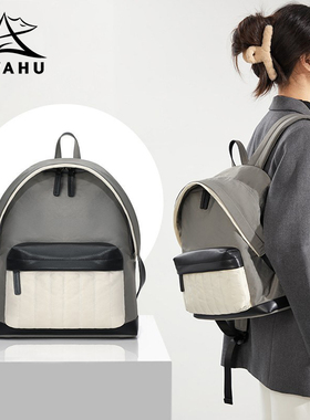 设计感小众双肩包女通勤休闲大容量电脑背包2025新款轻便旅行书包