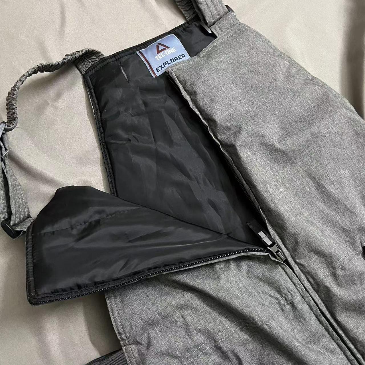 捡漏TEC***北美滑雪背带裤男女款大码单板双板专业滑雪裤加厚夹棉