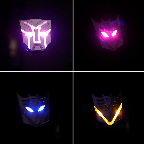 太阳能警示灯夜间汽车防追尾车用免接线中网爆闪灯摩托车装饰贴