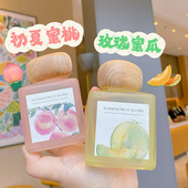 蜜瓜蜜桃味香薰室内卧室家用持久留香水无火藤条高级礼盒空气清新