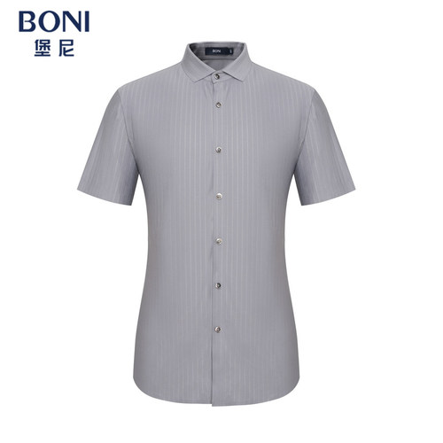 BONI/堡尼新品商务短袖衬衫