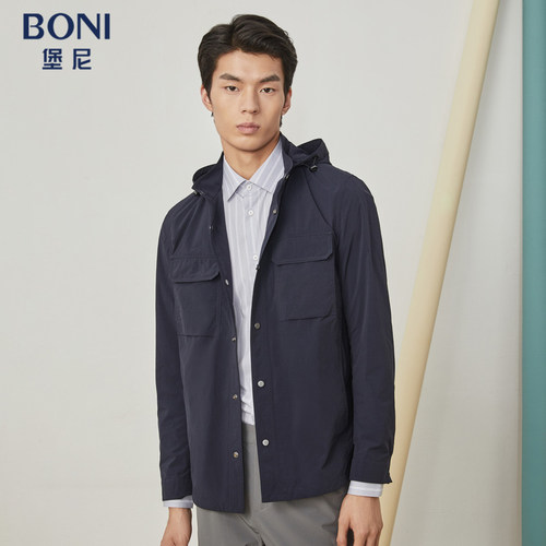BONI/堡尼新品茄克男士商务