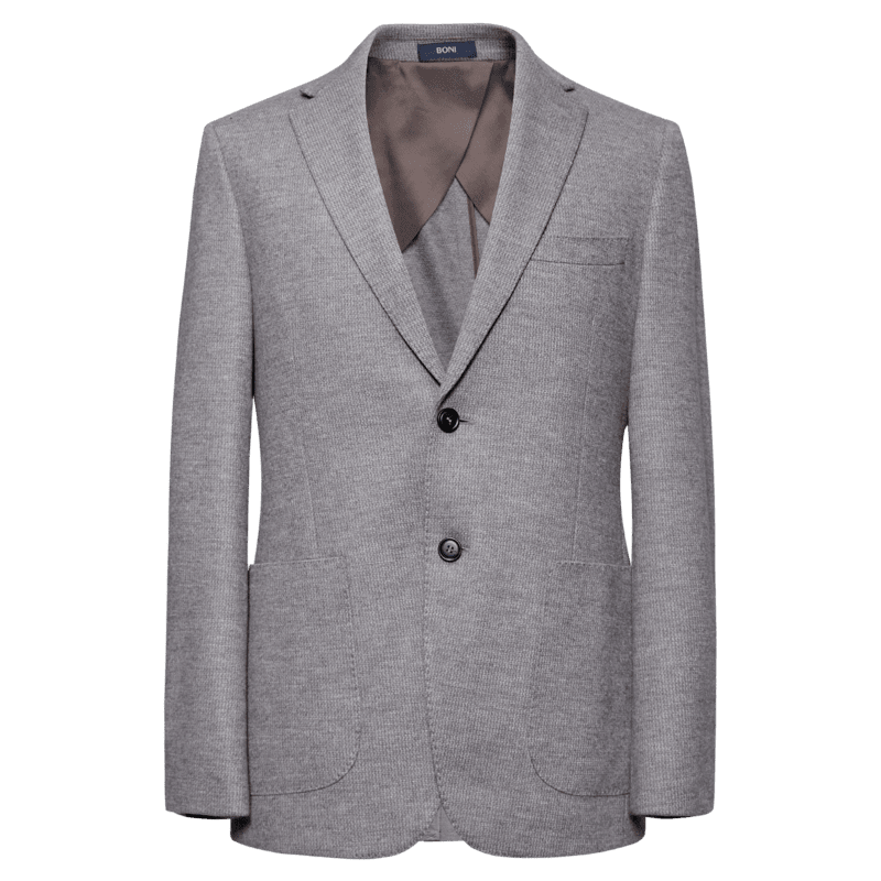 堡尼秋冬新品商务西服羊毛混纺休闲西装修身单西上装男CO634032B