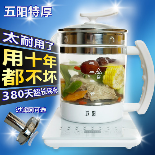 只亏一天五阳特厚玻璃养生壶正品定制加厚正品全自动多功能烧水