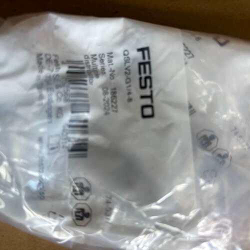 费斯托FESTO全新原装正品，型号QSLV2-G1/4-8，--议价商品