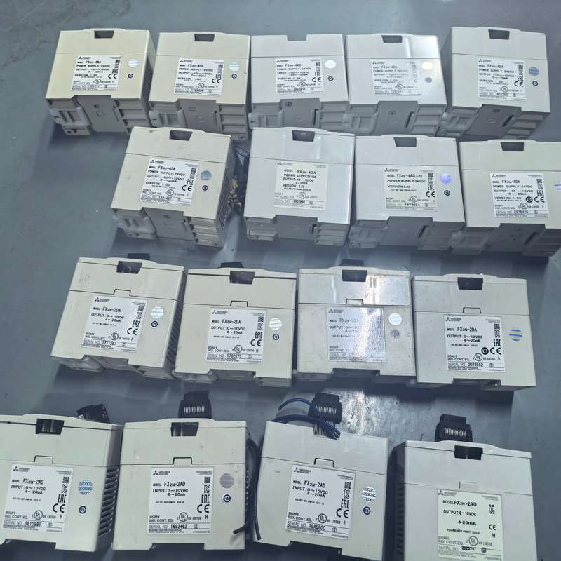 拆机三菱PLC模块,FX2N-2AD、FX2N-2DA、FX--议价商品